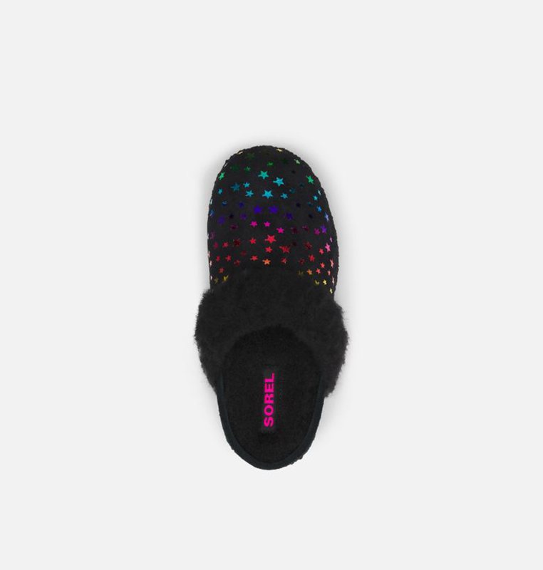 Kids Slippers Black - Sorel Youth Nakiska™ II - 915084-QLH